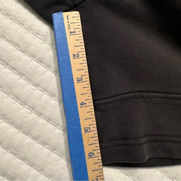 Adidas Sweat Shorts Mens Small Black Trefoil Thick Gym Soccer Basketball Y2K(b4 - Picture 9 of 13